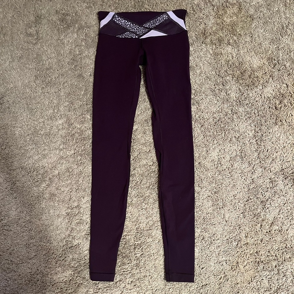 Maroon Lulu leggings